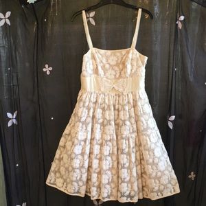 Lil Anthropologie brand lace embroidered dress